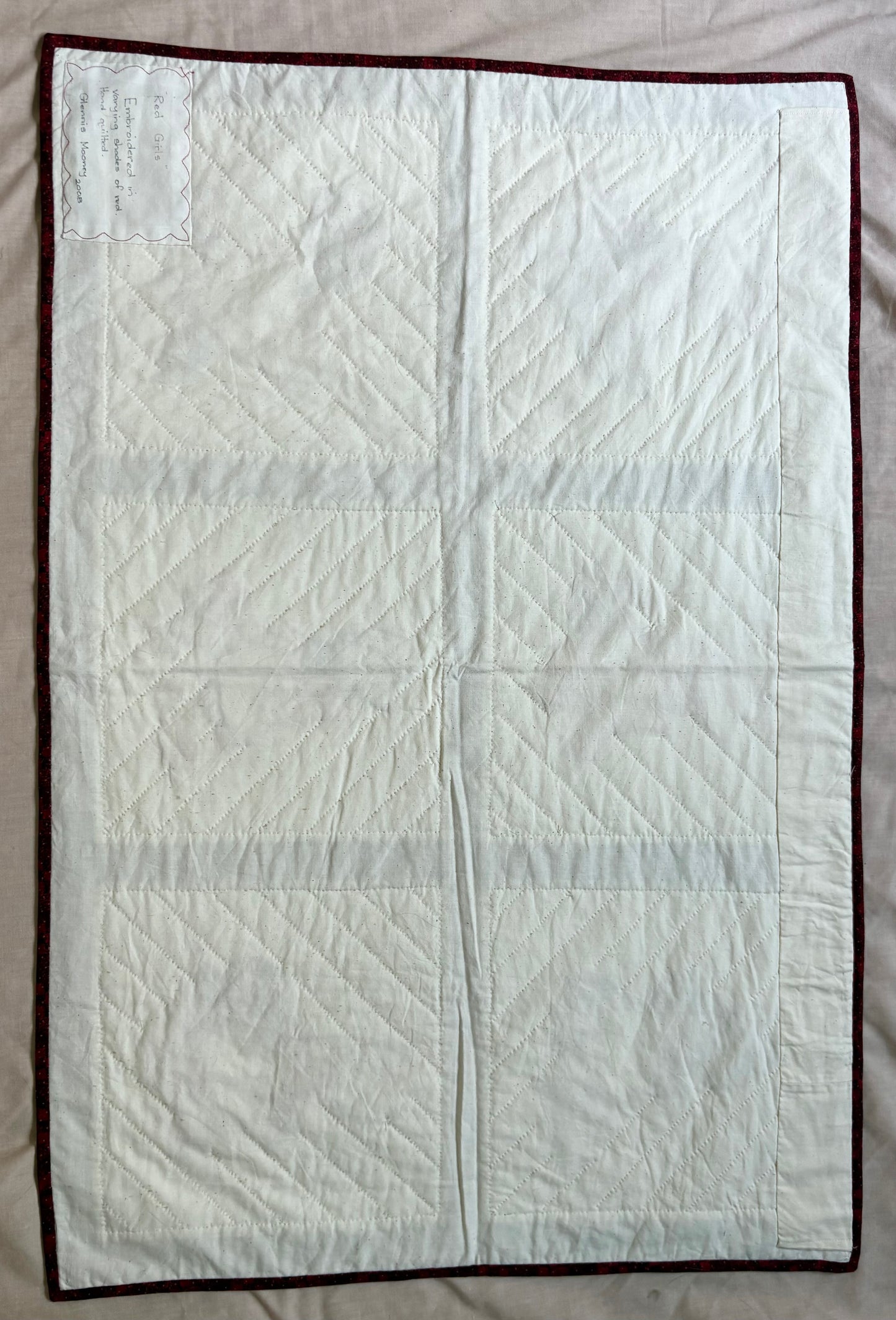 “Red Girls” Handmade Quilt Wall Hanging