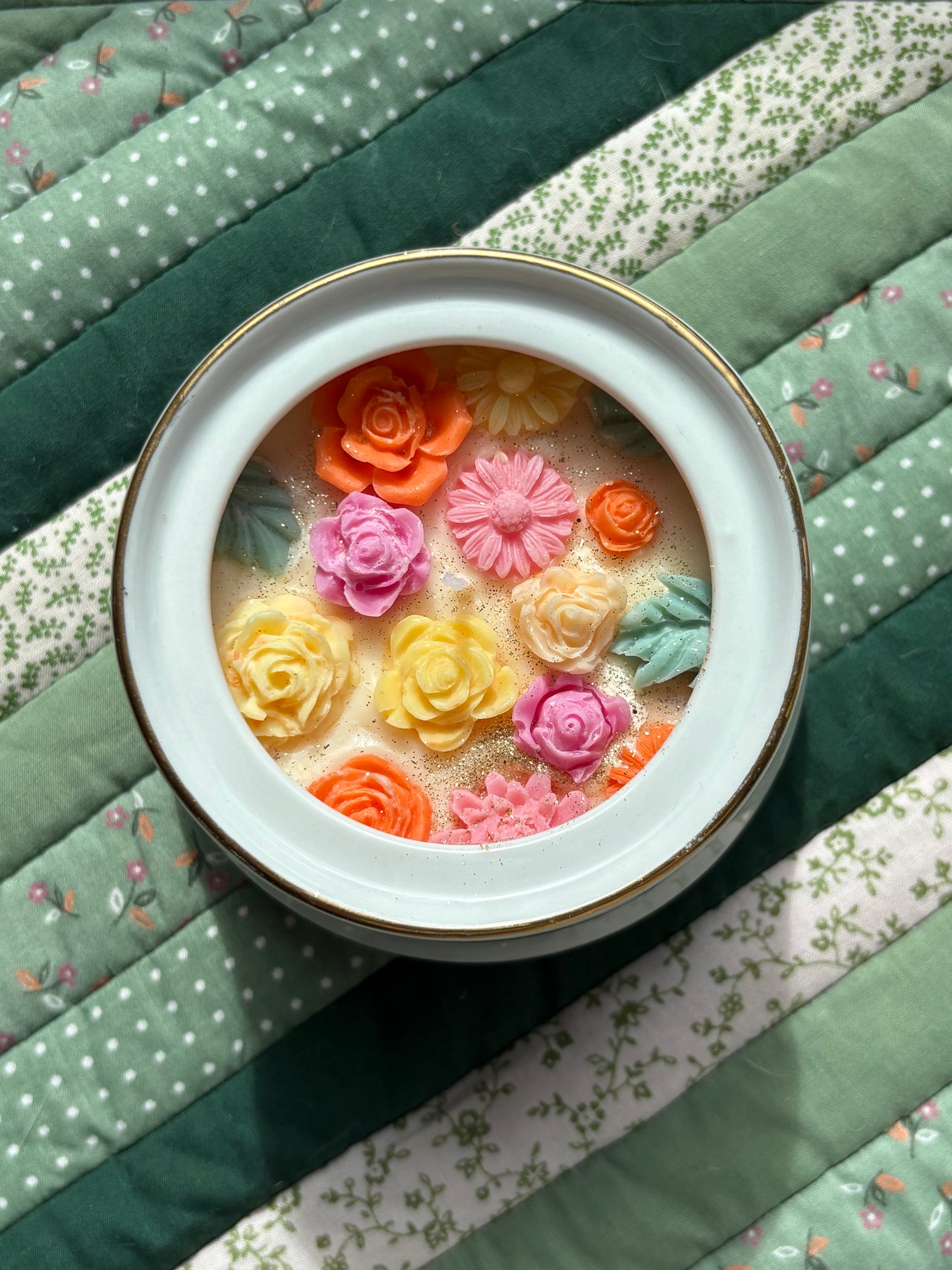 Upcycled Scented Candle | Ceramic Jar