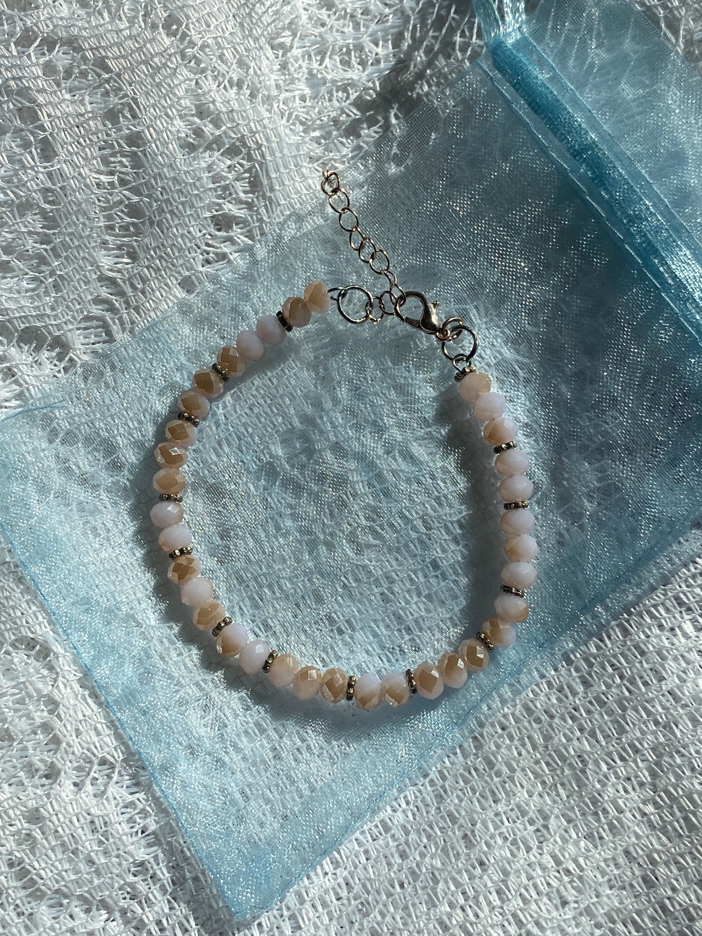 Beaded bracelet | Pink