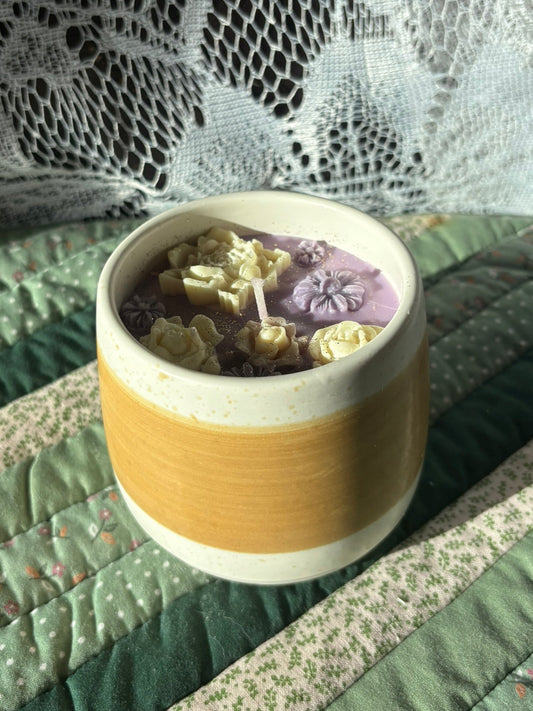 Upcycled candle