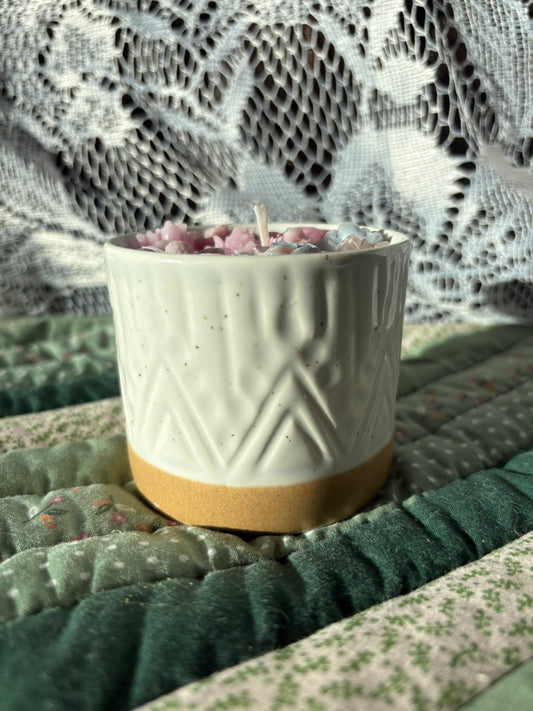 Upcycled candle