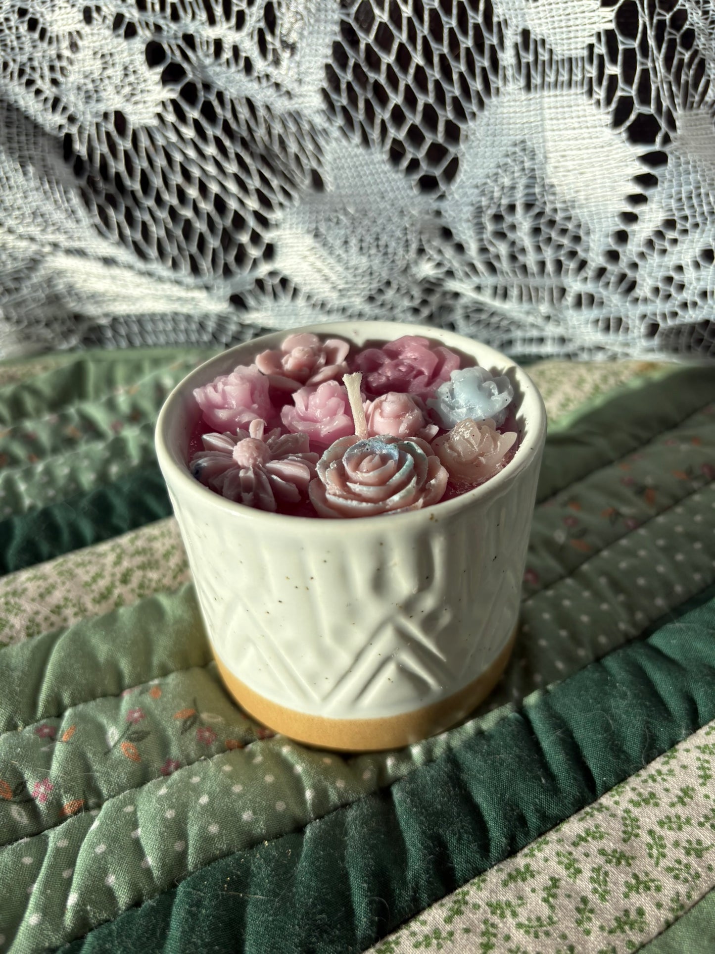 Upcycled candle
