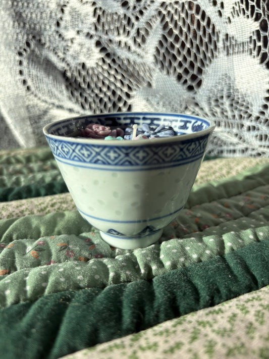Upcycled candle