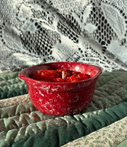 Upcycled candle