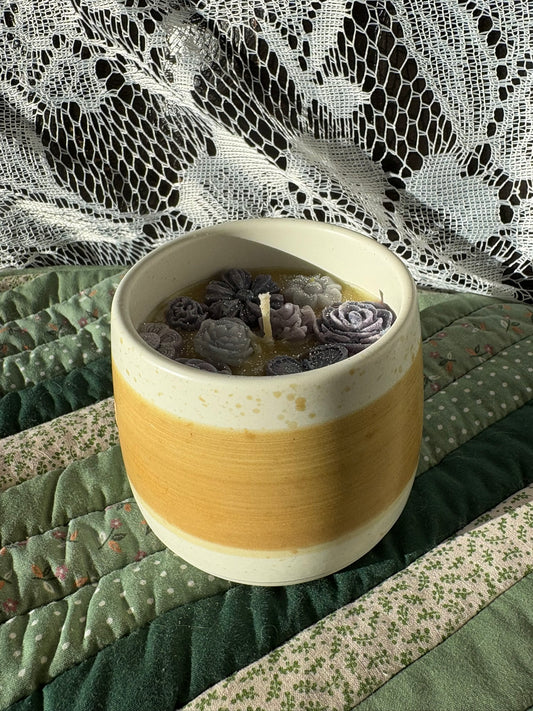 Upcycled candle