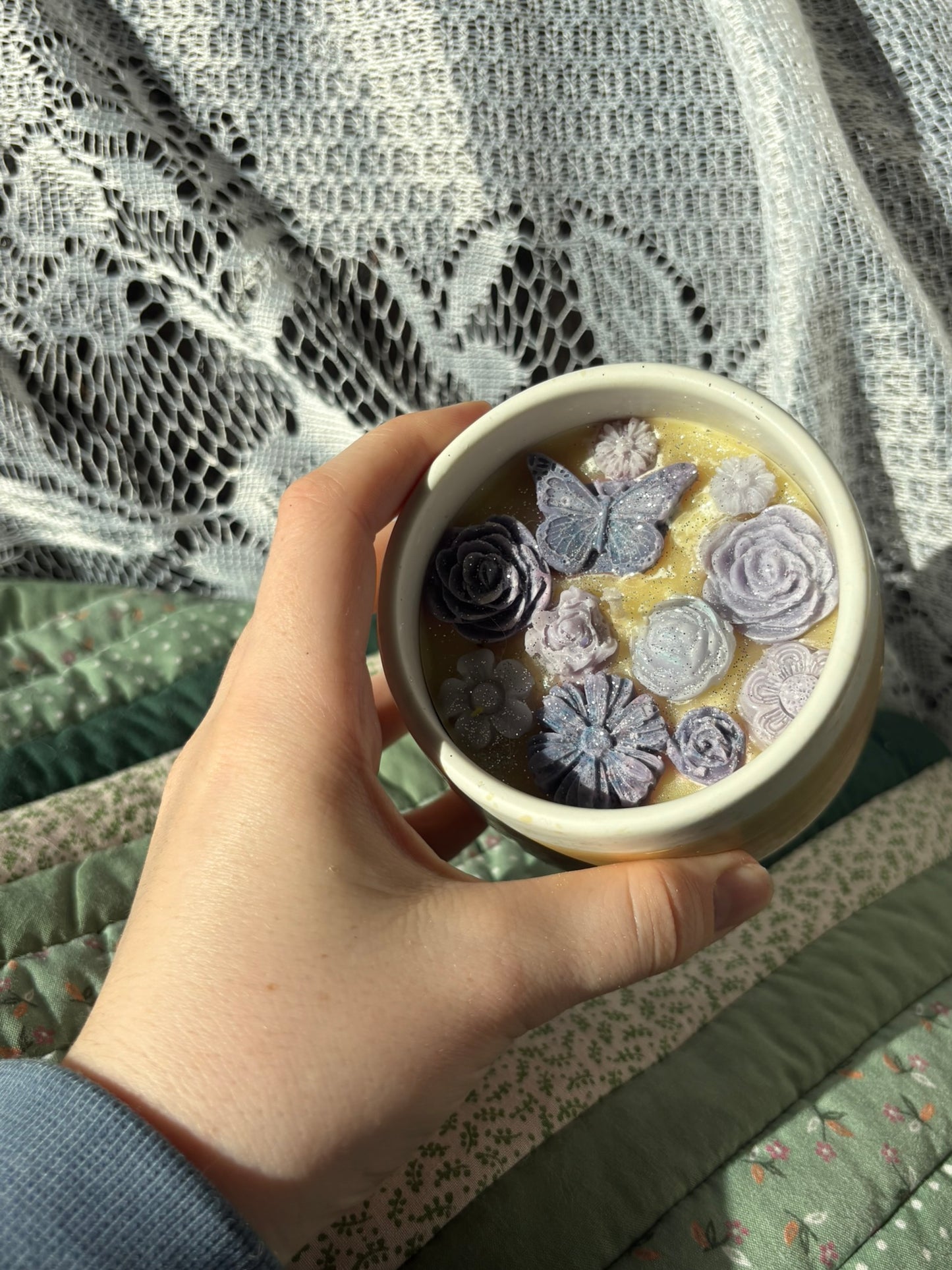 Upcycled candle