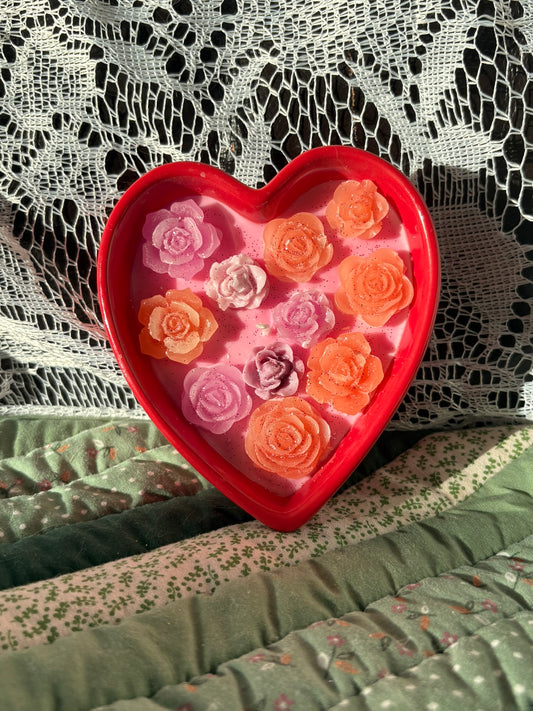 Heart candle